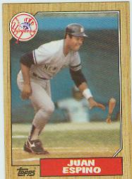 1987 Topps Baseball Cards      239     Juan Espino
